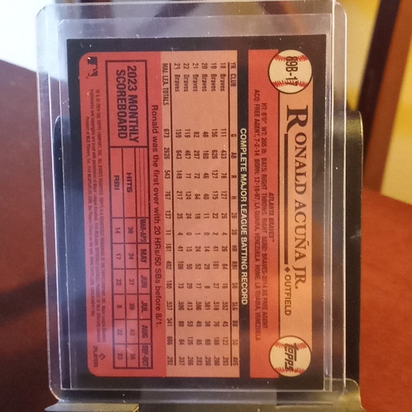 Ronald Acuna Jr ( 2 baseball card lot ) - Picture 2 of 4